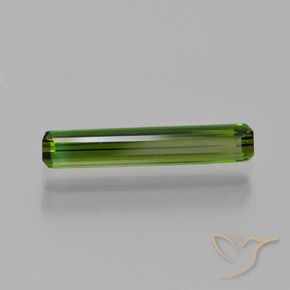 Tormalina Verde terroso naturale da 0.87 ct, Ottagonale / Taglio smeraldo, VVS