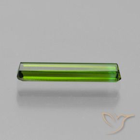 Tormalina Verde terroso naturale da 0.87 ct, Ottagonale / Taglio smeraldo, VVS