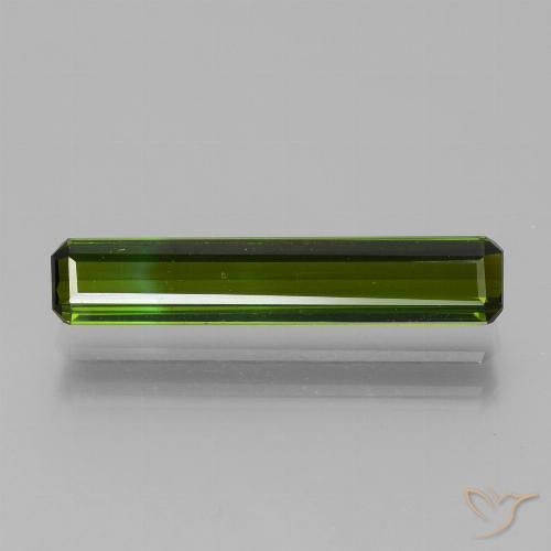 2.05ct Naturale Verde medio Tormalina, Taglio smeraldo, VVS