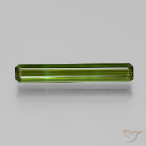 2.47ct Naturale Alghe Verdi Tormalina, Taglio smeraldo, VVS