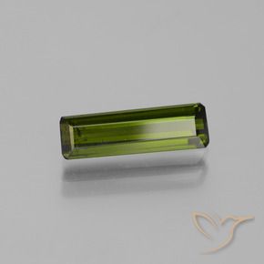 Tormalina Verde medio naturale da 1.60 ct, Ottagonale / Taglio smeraldo, VS