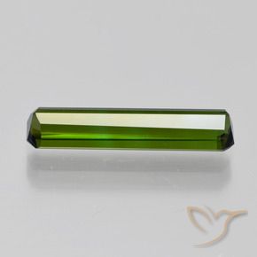 Tormalina Verde scuro naturale da 1.82 ct, Ottagonale / Taglio smeraldo, VVS