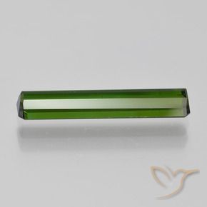 Tormalina Verde medio-scuro naturale da 1.95 ct, Ottagonale / Taglio smeraldo, VVS
