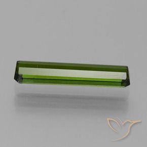 Tormalina Verde scuro naturale da 2.06 ct, Ottagonale / Taglio smeraldo, VVS-VS