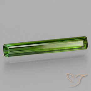 Tormalina Verde scuro naturale da 1.72 ct, Ottagonale / Taglio smeraldo, VVS-VS