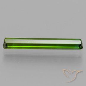 Tormalina Verde scuro naturale da 1.72 ct, Ottagonale / Taglio smeraldo, VVS-VS