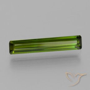Tormalina Verde medio-scuro naturale da 1.55 ct, Ottagonale / Taglio smeraldo, VVS-VS