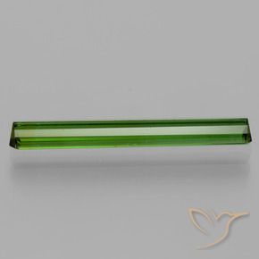 Tormalina Verde medio-scuro naturale da 1.67 ct, Ottagonale / Taglio smeraldo, VVS-VS