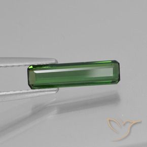 Tormalina Verde foresta naturale da 0.77 ct, Ottagonale / Taglio smeraldo, VVS-VS