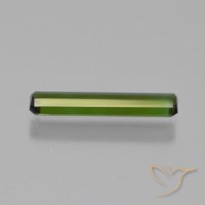 Tormalina Verde medio naturale da 0.87 ct, Ottagonale / Taglio smeraldo, VVS-VS