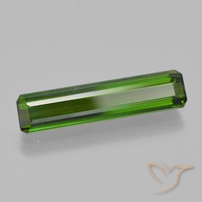 Tormalina Verde scuro naturale da 2.44 ct, Ottagonale / Taglio smeraldo, VS