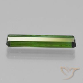 Tormalina Verde scuro naturale da 2.44 ct, Ottagonale / Taglio smeraldo, VS