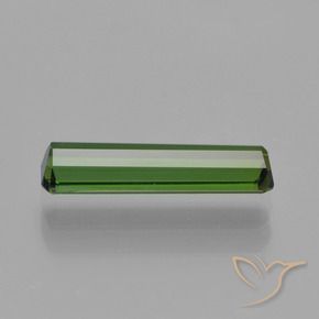 Tormalina Verde scuro naturale da 1.28 ct, Ottagonale / Taglio smeraldo, VVS
