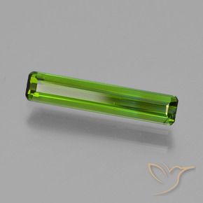 Tormalina Verde medio naturale da 0.88 ct, Ottagonale / Taglio smeraldo, VS