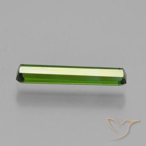 Tormalina Verde medio naturale da 0.88 ct, Ottagonale / Taglio smeraldo, VS