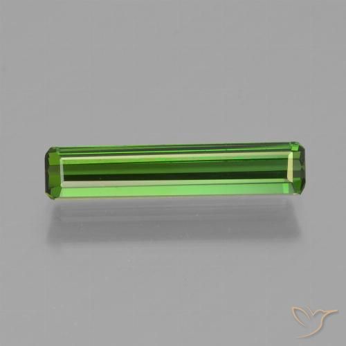 1.03ct Naturale Verde medio Tormalina, Taglio smeraldo, VVS