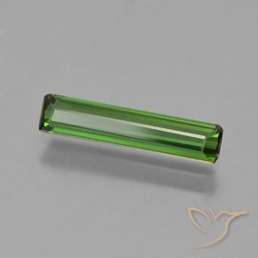 Tormalina Verde scuro naturale da 0.94 ct, Ottagonale / Taglio smeraldo, VVS-VS