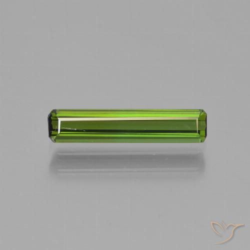 1.01ct Naturale Verde acceso Tormalina, Taglio smeraldo, VVS-VS
