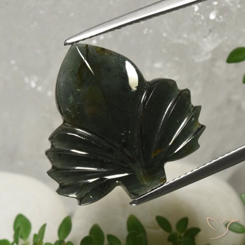 12.50ct Naturale Verde foresta Tormalina, Taglio a fantasia, Traslucido