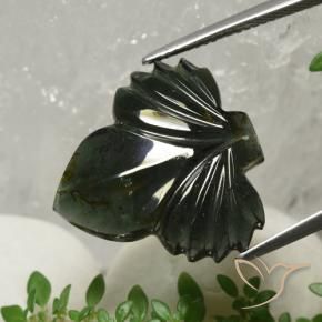 Tormalina Verde foresta naturale da 12.50 ct, Taglio a fantasia, Traslucido