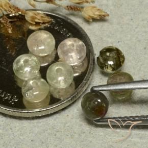 Gemme di Tormalina Multicolore naturale da 3.46 ct, Taglio a fantasia, Traslucido