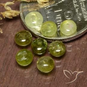 Gemme di Tormalina Giallo verde naturale da 3.16 ct, Taglio a fantasia, Traslucido