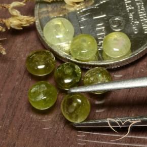 Gemme di Tormalina Giallo verde naturale da 3.16 ct, Taglio a fantasia, Traslucido
