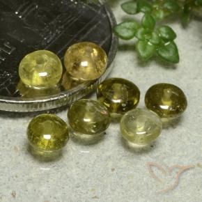 Gemme di Tormalina Verde terroso naturale da 2.53 ct, Taglio a fantasia, Traslucido