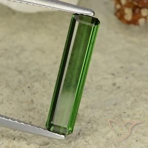 Tormalina Verde foresta naturale da 1.47 ct, Ottagonale / Taglio smeraldo, VVS