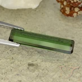 Tormalina Verde foresta naturale da 1.47 ct, Ottagonale / Taglio smeraldo, VVS