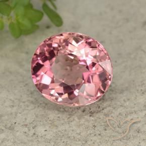 Tormalina Rosa shocking chiaro naturale da 2.69 ct, Ovale, VVS