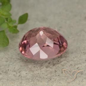Tormalina Rosa shocking chiaro naturale da 2.69 ct, Ovale, VVS