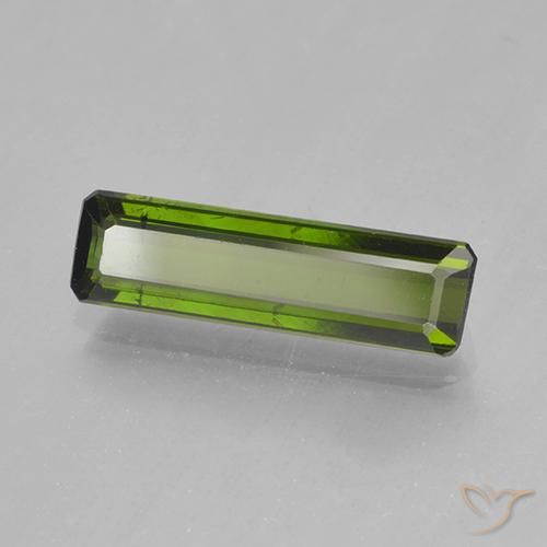 Tormalina Verde foresta naturale da 1.41 ct, Ottagonale / Taglio smeraldo, VVS-VS