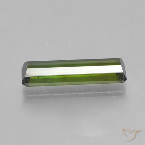 Tormalina Verde foresta naturale da 1.41 ct, Ottagonale / Taglio smeraldo, VVS-VS