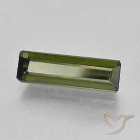 Tormalina Verde medio naturale da 1.89 ct, Ottagonale / Taglio smeraldo, VVS-VS
