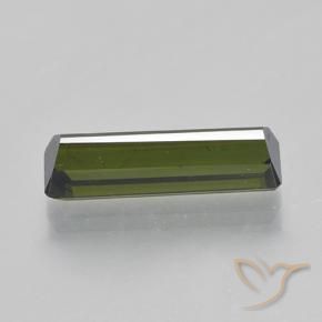 Tormalina Verde medio naturale da 1.89 ct, Ottagonale / Taglio smeraldo, VVS-VS