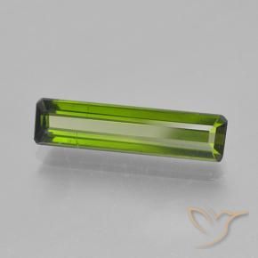 Tormalina Verde caldo naturale da 1.80 ct, Ottagonale / Taglio smeraldo, VVS-VS