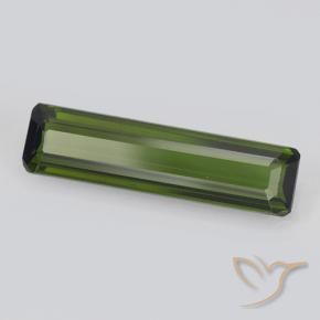 Tormalina Verde foresta naturale da 1.39 ct, Ottagonale / Taglio smeraldo, VVS