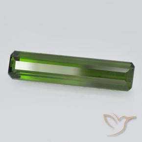 Tormalina Verde scuro naturale da 2.87 ct, Ottagonale / Taglio smeraldo, VVS-VS