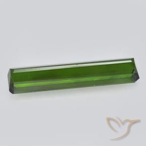 Tormalina Verde scuro naturale da 2.87 ct, Ottagonale / Taglio smeraldo, VVS-VS