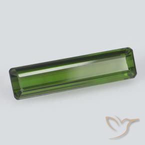 Tormalina Verde scuro naturale da 2.07 ct, Ottagonale / Taglio smeraldo, VVS-VS