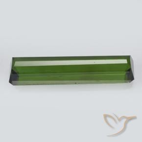 Tormalina Verde scuro naturale da 2.07 ct, Ottagonale / Taglio smeraldo, VVS-VS