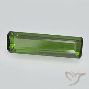 Tormalina Verde scuro naturale da 0.81 ct, Ottagonale / Taglio smeraldo, VVS-VS