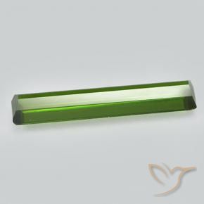 Tormalina Verde terroso naturale da 1.94 ct, Ottagonale / Taglio smeraldo, VVS-VS