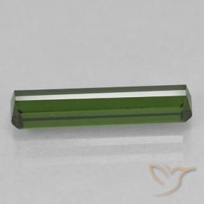 Tormalina Verde scuro naturale da 1.62 ct, Ottagonale / Taglio smeraldo, VVS