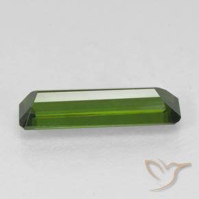 Tormalina Verde scuro naturale da 1.27 ct, Ottagonale / Taglio smeraldo, VVS
