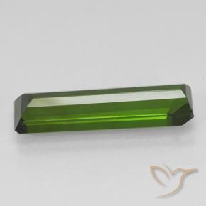 Tormalina Verde scuro naturale da 2.37 ct, Ottagonale / Taglio smeraldo, VVS