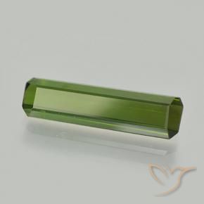 Tormalina Verde scuro naturale da 1.60 ct, Ottagonale / Taglio smeraldo, VVS-VS