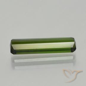 Tormalina Verde scuro naturale da 1.60 ct, Ottagonale / Taglio smeraldo, VVS-VS