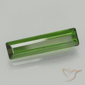 Tormalina Verde scuro naturale da 1.93 ct, Ottagonale / Taglio smeraldo, VVS-VS